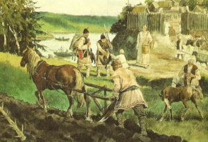 Начало скотоводства и обработки земли