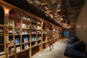 Хостел-библиотека в Японии