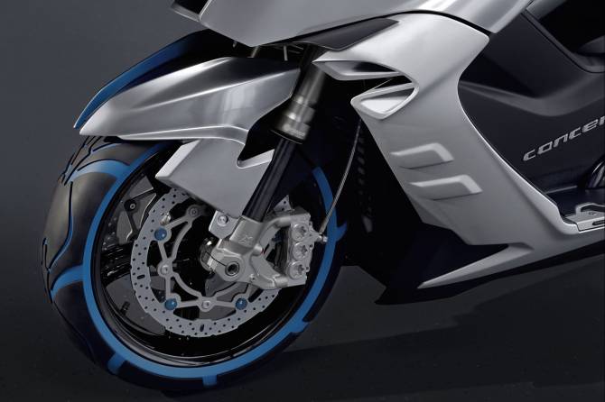 BMW представил концепт скутера «Concept C»